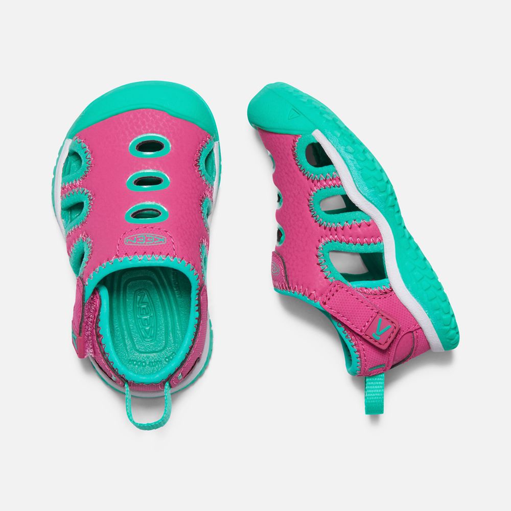 Sandalias Keen Mexico Rosas/Verdes - Niños Stingray - VD2149678